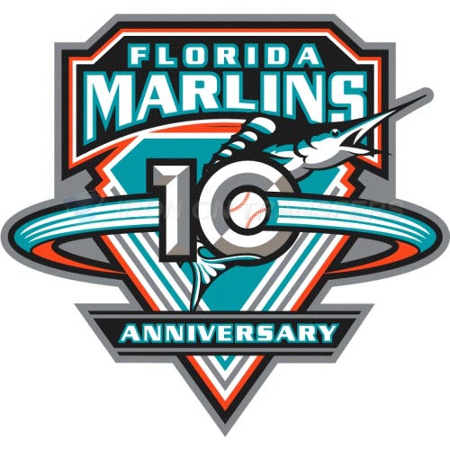 Miami Marlins Iron-on Stickers (Heat Transfers)NO.1694